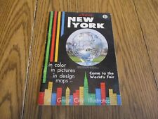 1964 PAPER BOOKLET  NESTER'S NEW YORK WORLDS FAIR THEATRES PARKS LIBERTY picture