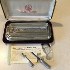 Vintage Rolls Razor In Original Case & Papers Made In England Latch Broke  picture