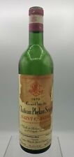 EMPTY Bottle Grand Vin du 1970 SAINT-ESTEPHE, MIS ENBOUTEILLE AU CHATEAU France picture