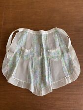Vintage Sheer Youth Or Ladies Half Apron picture