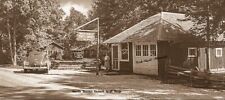RPPC Curtis Mich, North Shores Gift Shop, Cottages, Old Car picture