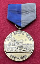 Civil War Medal US Navy restrike crimp broach full-size medal. picture