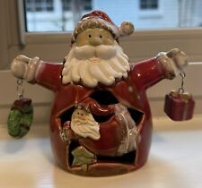 Santa Claus Resin Christmas Figurine 5 inches tall VGUC picture