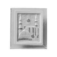 999 Pure Silver Islamic Mecca Frame Showpiece Home Decor picture
