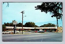 Crystal River FL-Florida, Crystal River Shopping Center Antique Vintage Postcard picture