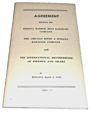 APRIL 1955 NYC NEW YORK CENTRAL IHB/CR&I AGREEMENT WITH FIREMEN AND OILERS picture