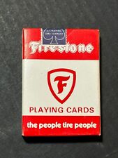 Vintage Promotional Firestone Tires Playing Cards Sealed picture