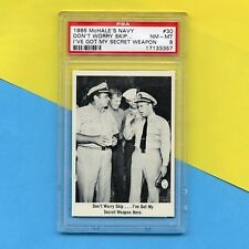 Original 1965 McHale’s Navy Trading Card #30 PSA 8 picture