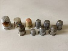 Mixed Thimble Lot Of 10 picture