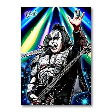 Gene Simmons Kiss VIP Headliner Sketch Card Limited 05/20 Dr. Dunk Signed picture