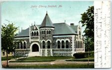 Postcard - Public Library - Fairfield, Maine picture