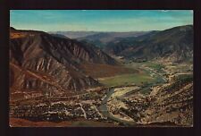 POSTCARD : COLORADO - GLENWOOD SPRINGS CO - AERIAL VIEW OF TOWN FROM LOOKOUT picture
