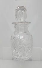ABP American Brilliant Period Pinwheel Cut Glass Perfume Cologne Bottle picture