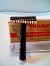 Vintage Bakelite TRUMPF angle Safety Razor w/Box,Germany,1950th –NEW  picture