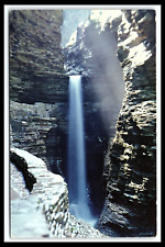 Watkins Glen New York Postcard Cavern Cascade Waterfall State Park    pc225 picture