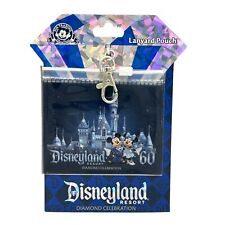 Disneyland 60th Anniversary Diamond Celebration Lanyard w/ Badge Holder picture
