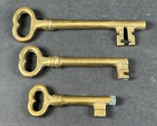 Antique Solid Brass Skelton Key Lot  picture