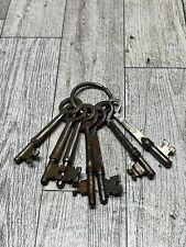 Lot  7 of Antique Skeleton Keys Lock Keys Vintage Old Keys picture