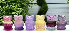 Wholesale Lot 6 PCs Natural Candy Fluorite Owls Crystal Healing Energy picture