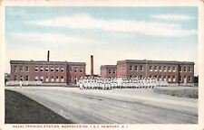 Newport RI~Naval Training Station~Barracks 1 & 2~Jackies March~War College~1916 picture
