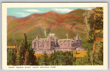 c1950s Banff Springs Hotel National Park Antique Vintage Postcard picture