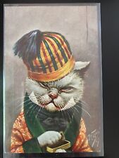 Anthropomorphic Cat by Arthur Thiele Vintage Postcard picture