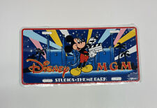 Vintage Walt Disney MGM Studios Theme Park License Plate NEW/SEALED picture