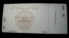 President Jimmy Carter Inaugural Ball Party Ticket 1977 Washington DC Pension picture
