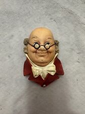 Vintage 1964 Bossons Chalkware Head Mr. Pickwick Made in Congleton England  picture