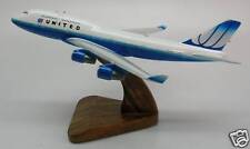 B-747 United Air Boeing Airplane Desktop Wood Model Regular  New picture