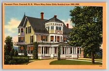 Postcard Pleasant View, Concord NH Where Mary Baker Eddy Resided 1892-1908 unp picture
