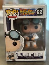 Back To The Future - Dr. Emmett Brown #62 Funko Vinyl Figure + Protector VAULTED picture