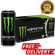 Monster Energy Drink, Green, Original, 16 Ounce, Pack of 15 picture