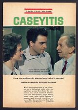 1962 TV ARTICLE ~ BEN CASEY TELEVISION SERIES VINCE EDWARDS & SAM JAFFE picture