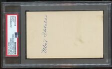 Elbie Fletcher d1994 signed autograph 3x5 card Baseball Player Boston Braves picture