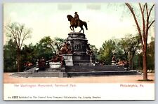 Washington Monument Fairmount Park Philadelphia Pennsylvania c1900's Postcard picture