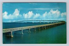 Chesapeake MD-Maryland, Chesapeake Bay Bridge, Antique Vintage Souvenir Postcard picture