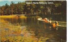 PERHAM,MINNESOTA-HELLO FROM-PEOLPLE IN BOATS-PM1968-#HSC271-(MN-P-Q) picture