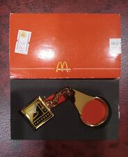 VINTAGE 1990’s McDonald's Gold Metal Key Chain (1 Key Chain with box) picture