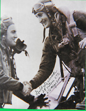 Gabby Gabreski Army Air Corp. WW2 ACE European Theater SIGNED 8 X 10 Photo picture