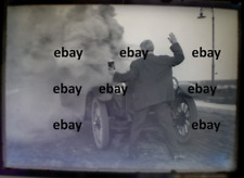 1910s-1920s car smoking  glass negative 5