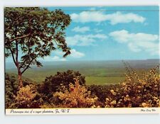 Postcard Picturesque view of a sugar plantation Jamaica picture