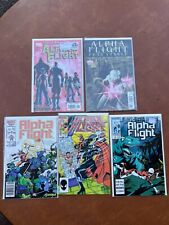 Lot of 5 Marvel Comics - Alpha Flight 1970's, 1980's, 2000's picture