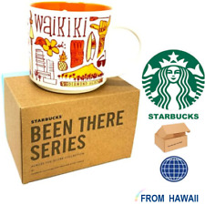 ☕️14oz Mug WAIKIKI Hawaii Been There Series Globe Collection Starbucks Coffee picture