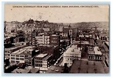 c1910's Looking Northeast First National Bank Building Cincinnati OH Postcard picture