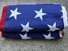 best valley forge American flag 55 inches x 9 1/2 Feet excellent Condition USA picture