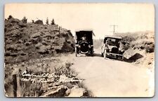 Carnation Milk Dairy Truck Continental Divide East of Butte Montana c1915 RPPC picture