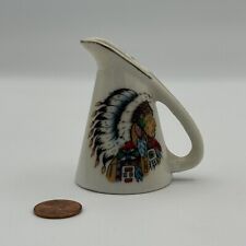 Vintage Native American Indian Miniature Pitcher  picture