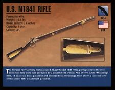 U.S. M1841 Rifle Atlas Classic Firearms Card picture
