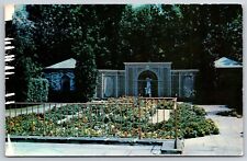 Postcard Kingwood Center Mansfield Ohio Flowers Garden Nature Tulips Usa Vintage picture